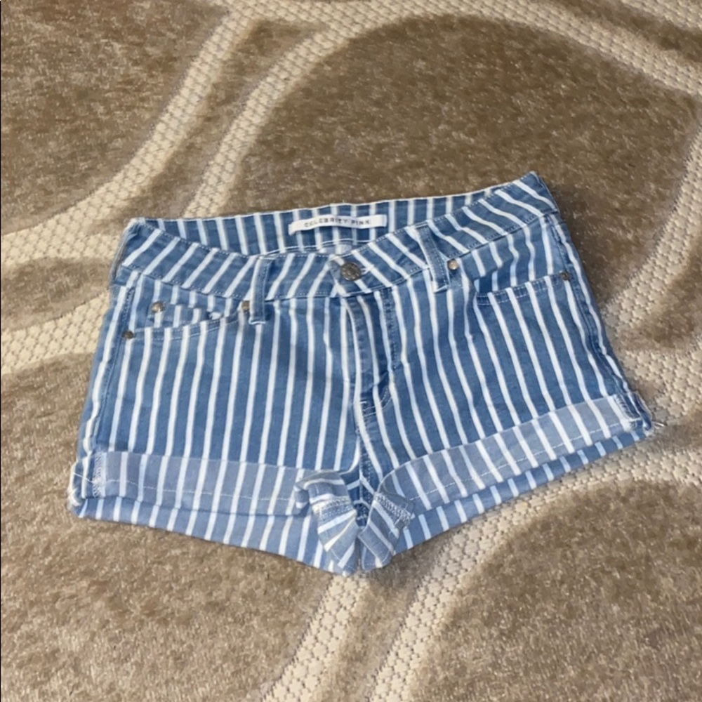 Striped Jean shorts!
